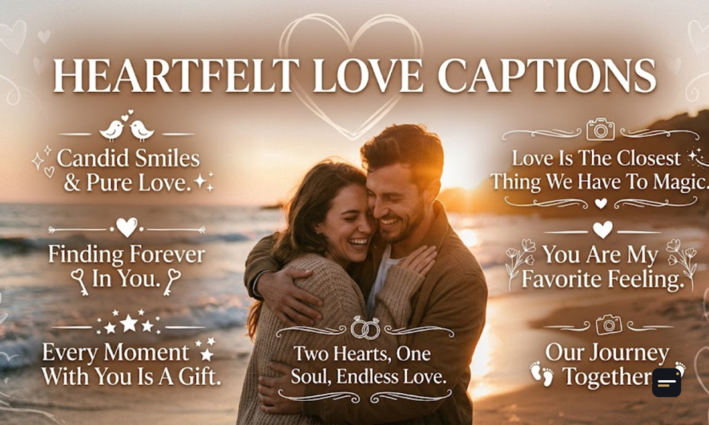 Heartfelt Love Captions