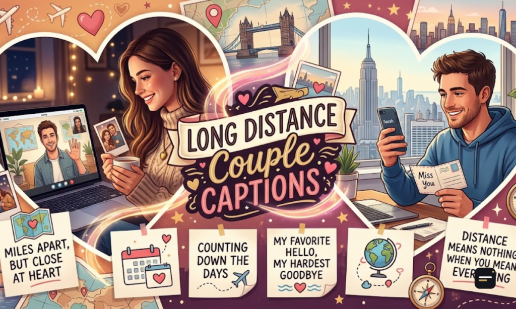 Long Distance Couple Captions