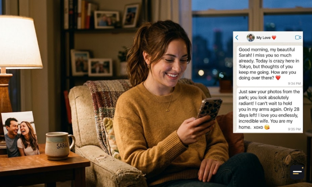 Long Distance Wife Messages
