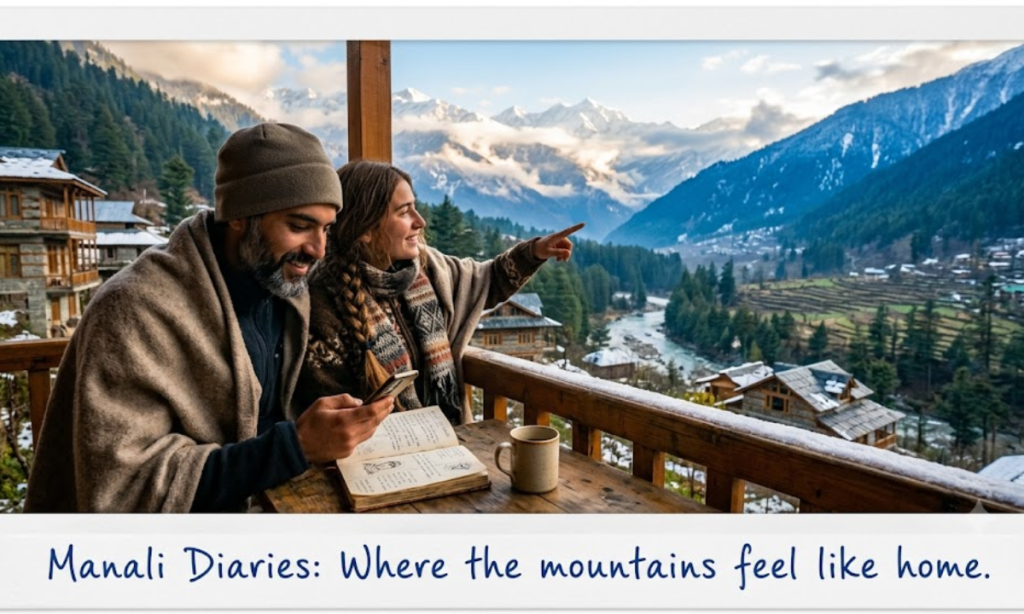 Manali Diaries Caption