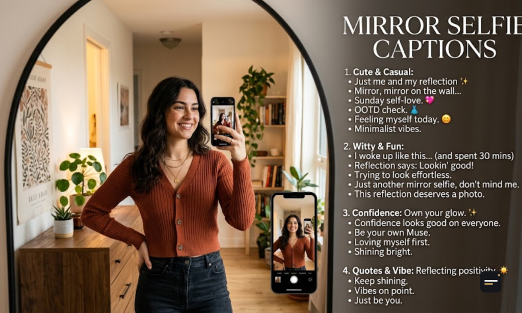 Mirror Selfie Captions