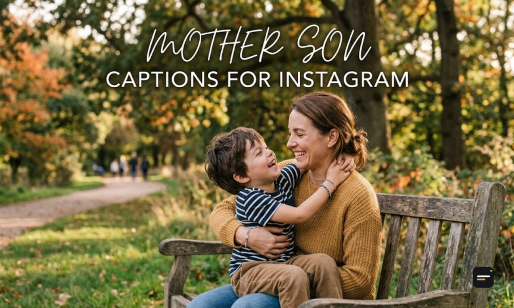 Mother Son Captions for Instagram