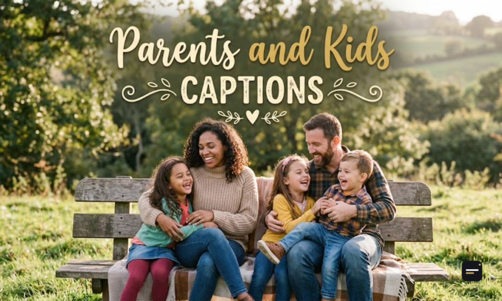 Parents and Kids Captions