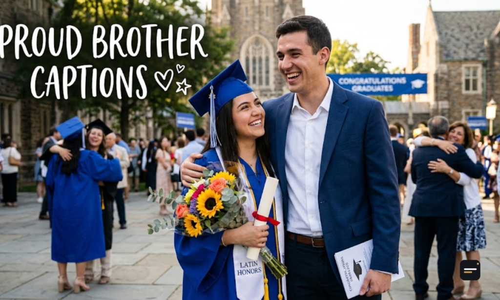 Proud Brother Captions