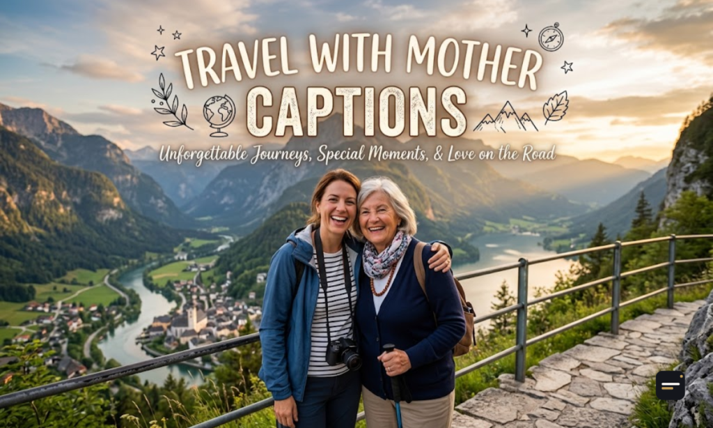 Travel With Mother Captions