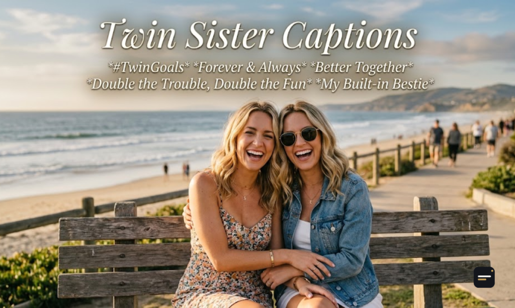 Twin Sister Captions