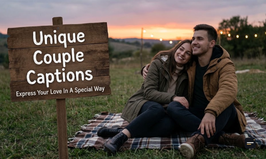 Unique Couple Captions