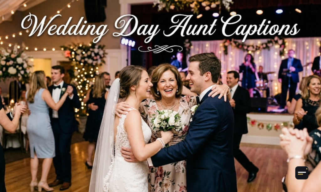 Wedding Day Aunt Captions