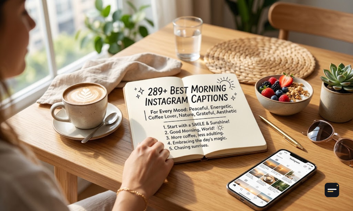 289+ Best Morning Instagram Captions for Every Mood