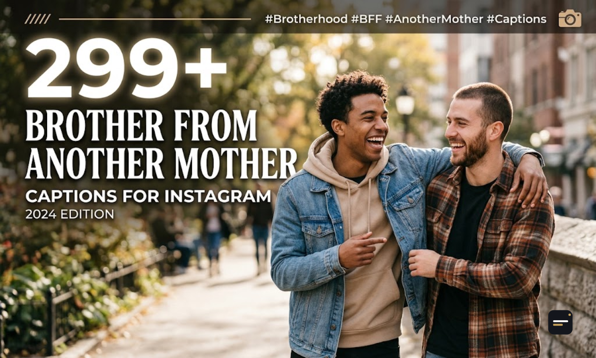299+ Brother From Another Mother Captions for Instagram