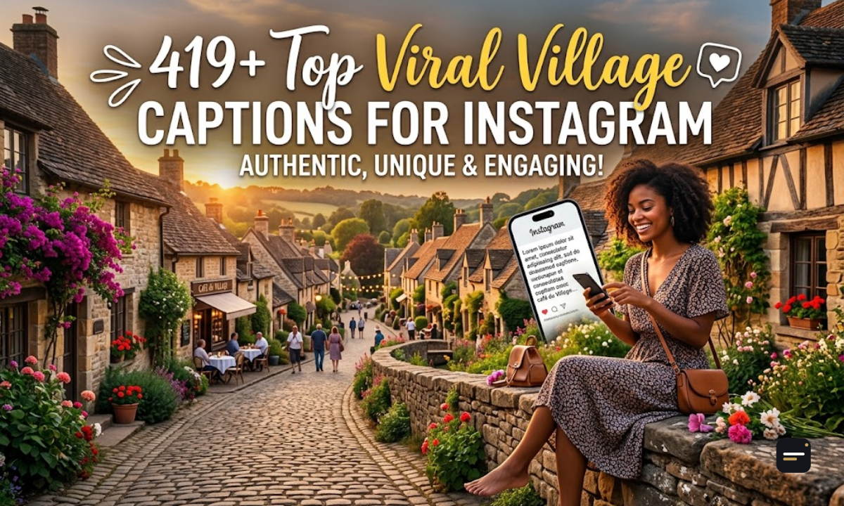 419+ Top Viral Village Captions for Instagram