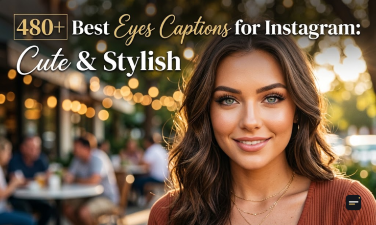 480+ Best Eyes Captions for Instagram Cute & Stylish