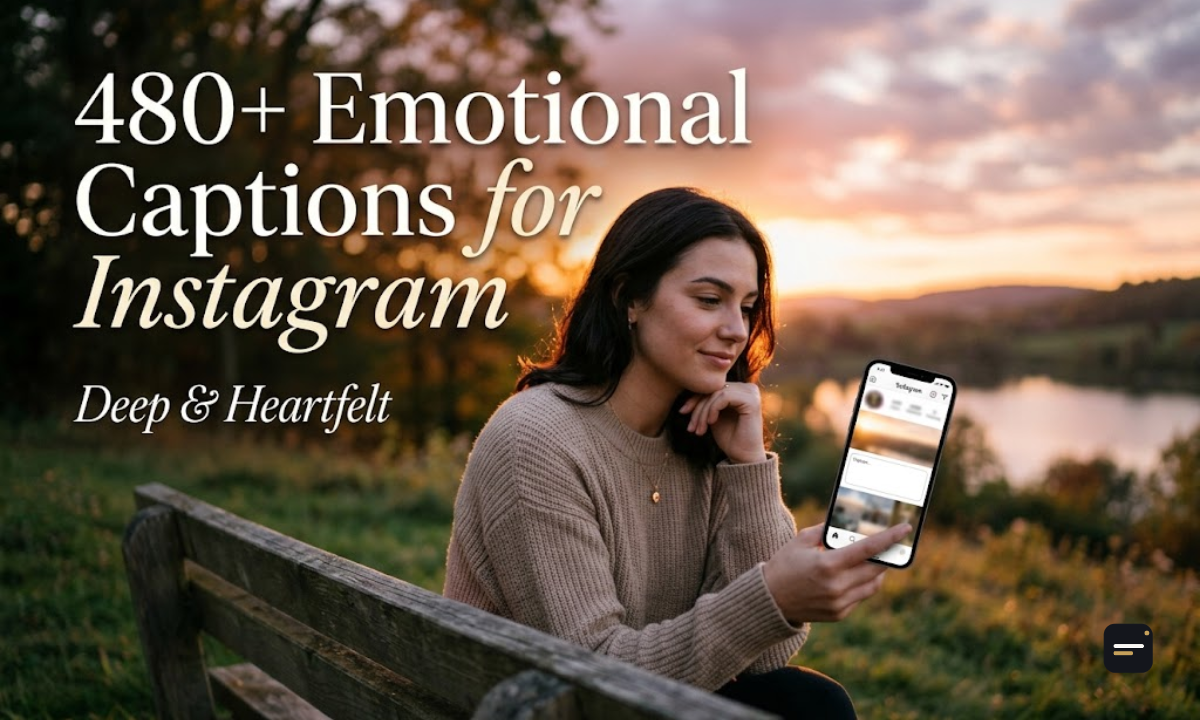 480+ Emotional Captions for Instagram Deep & Heartfelt