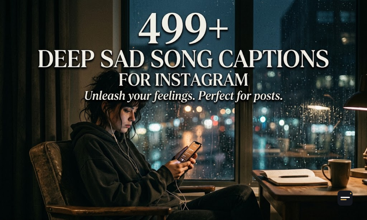 499+ Deep Sad Song Captions for Instagram