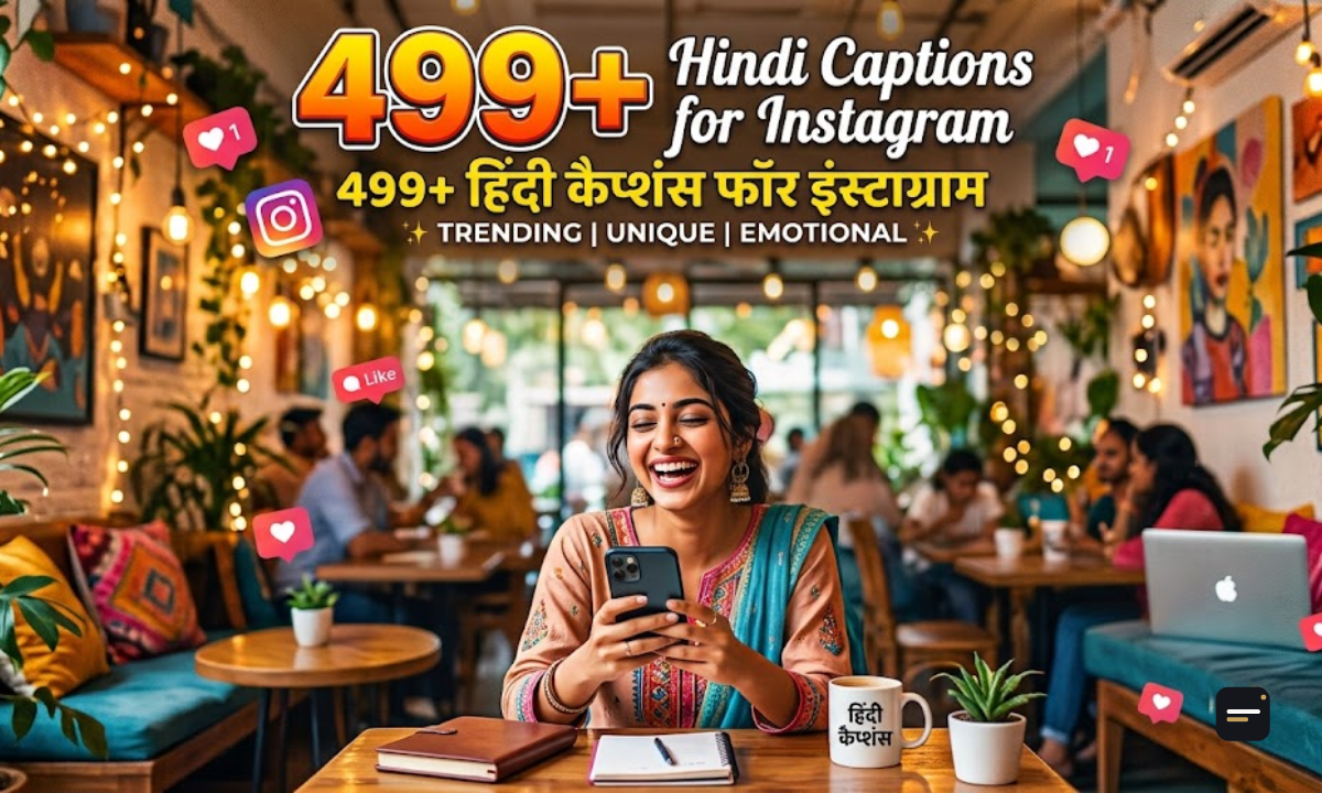 499+ Hindi Captions for Instagram Cute & Stylish
