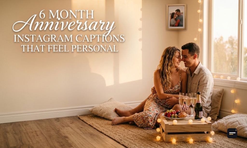 6 Month Anniversary Instagram Captions That Feel Personal