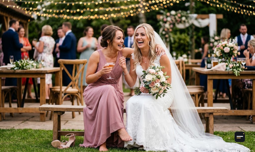 Clever Funny Sister Wedding Captions for Instagram for Wedding Photos