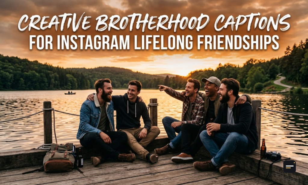 Creative Brotherhood Captions for Instagram Lifelong Friendships