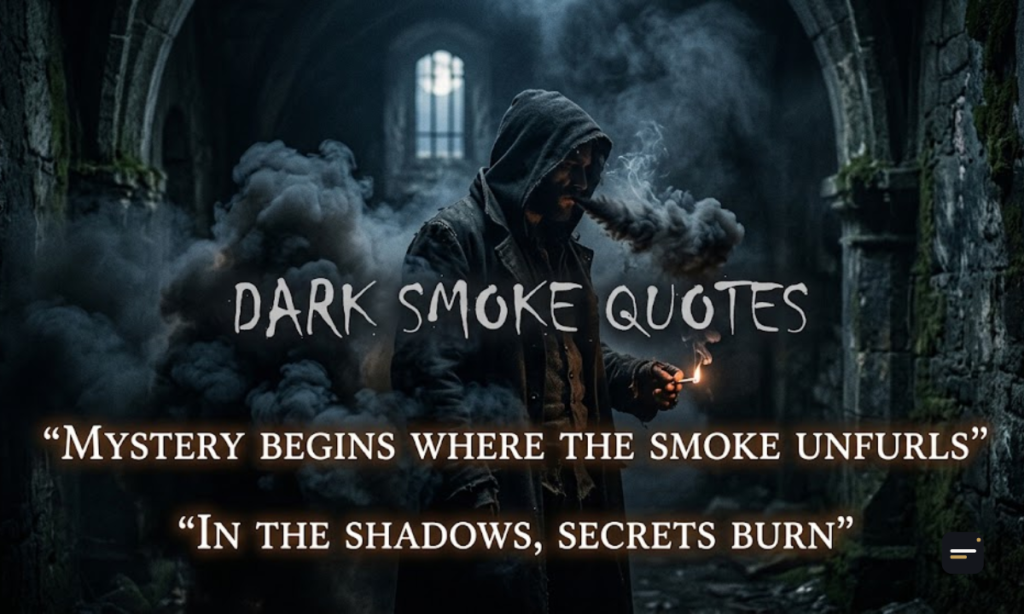 Dark Smoke Quotes for a Mysterious Vibe