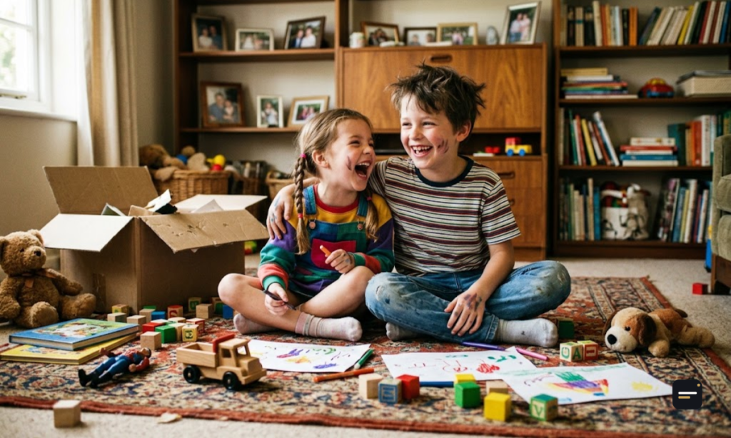 Funny Brother and Sister Instagram Captions for Childhood Memories