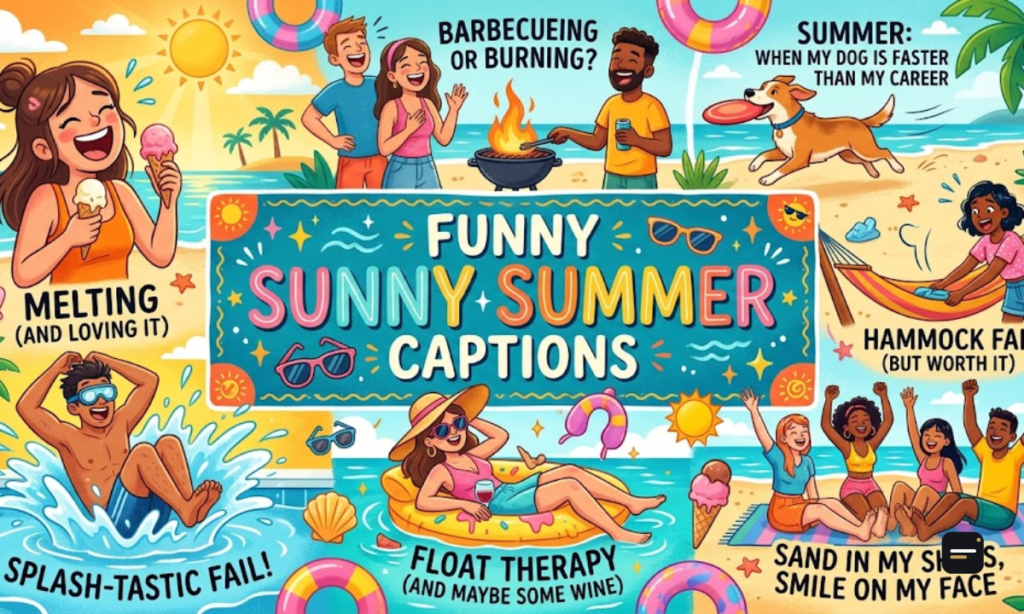 Funny Summer Captions