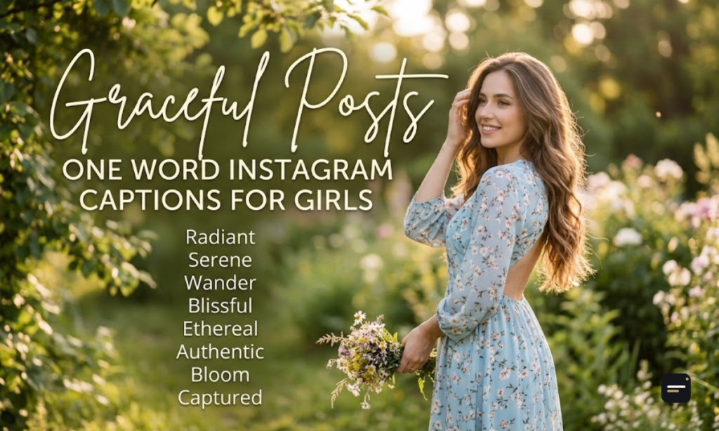 Graceful Posts One Word Instagram