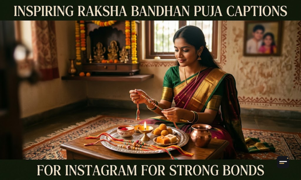 Inspiring Raksha Bandhan Puja Captions For Instagram For Strong Bonds