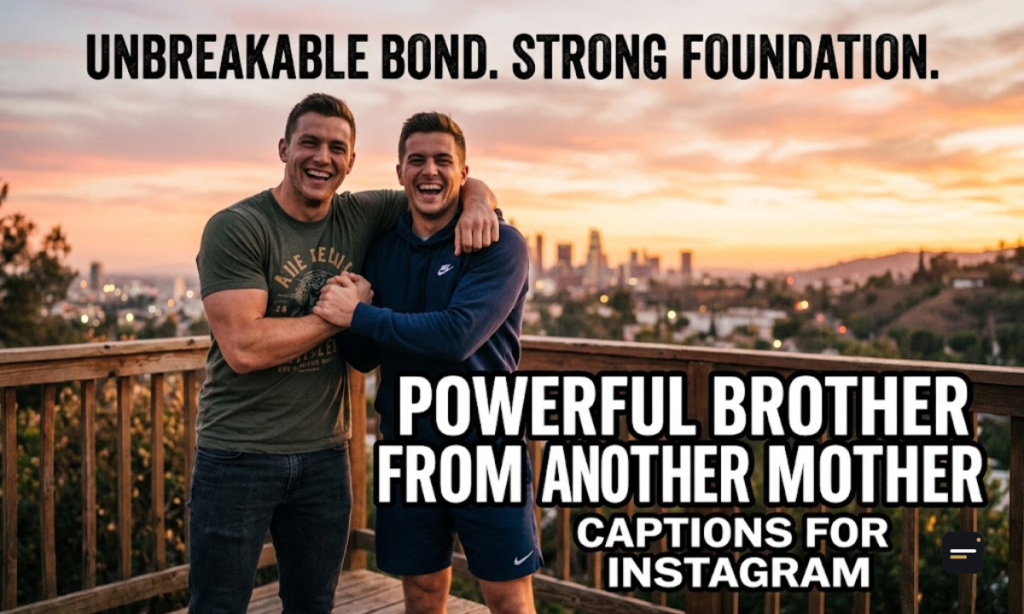 Powerful Brother From Another Mother Captions For Instagram