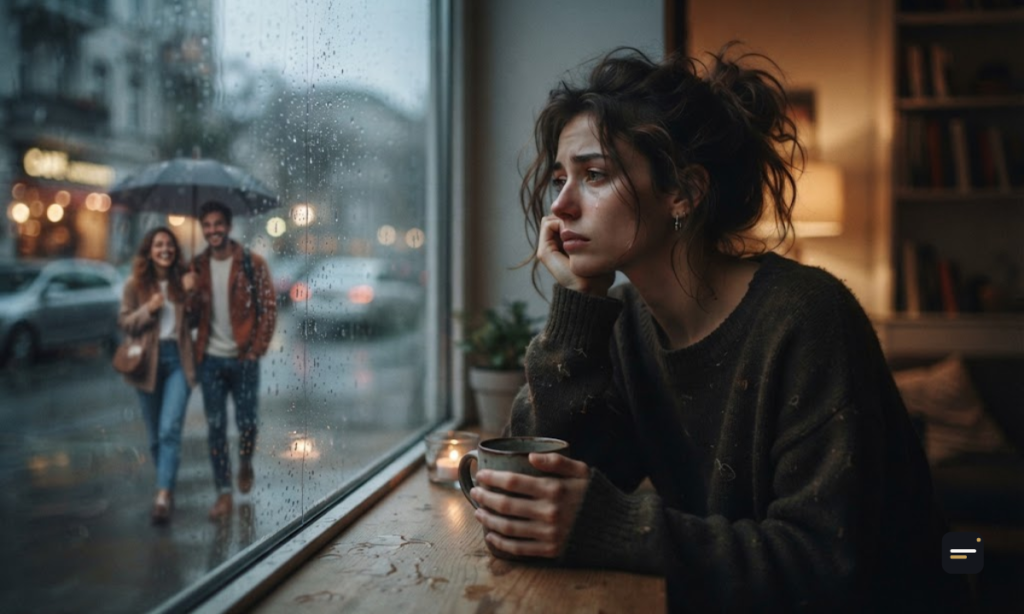 Sad Captions for Unrequited Love