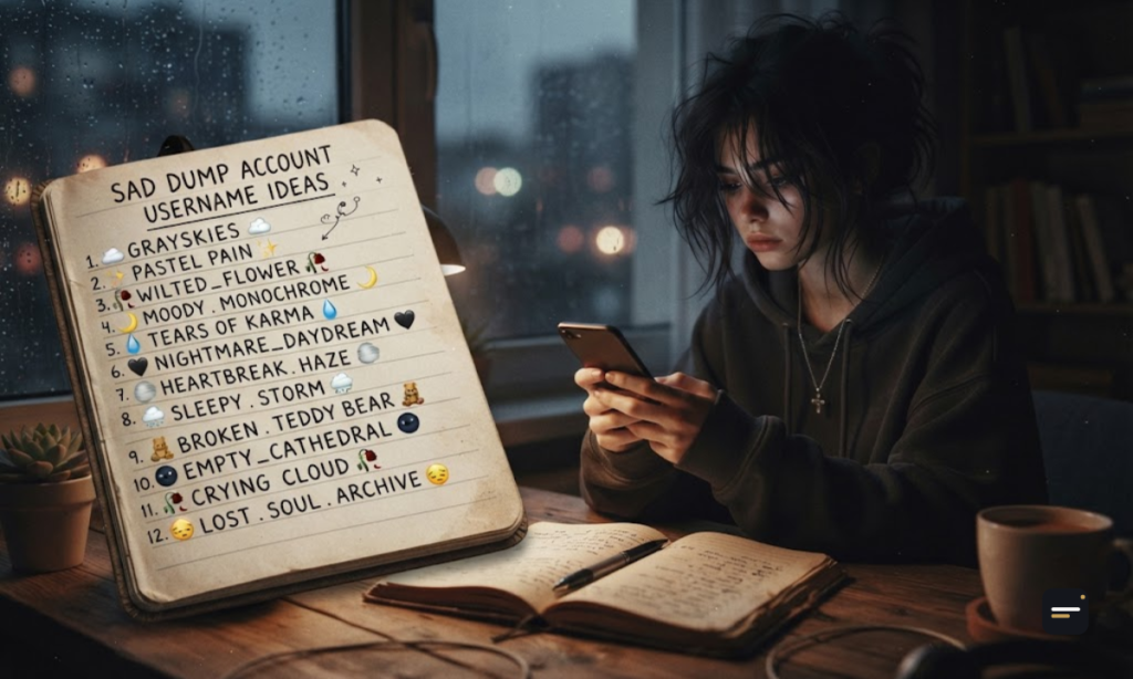 Sad Dump Account Username Ideas