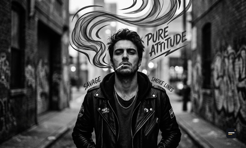 Savage Smoke Lines That Show Pure Attitude