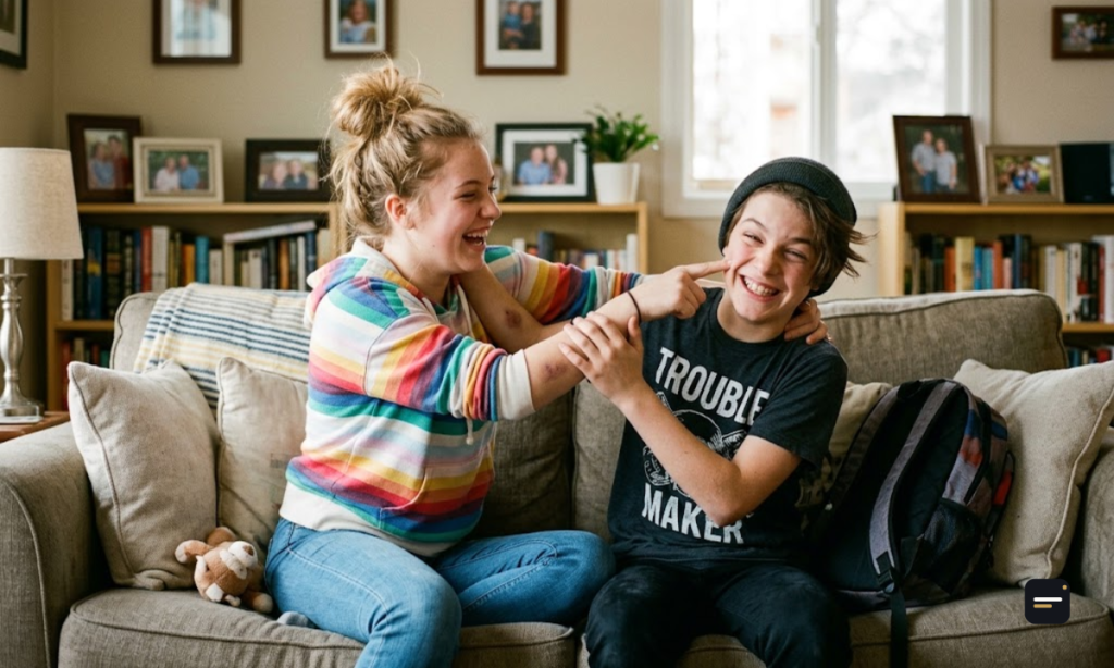Short Funny Brother and Sister Instagram Captions That Hit Hard