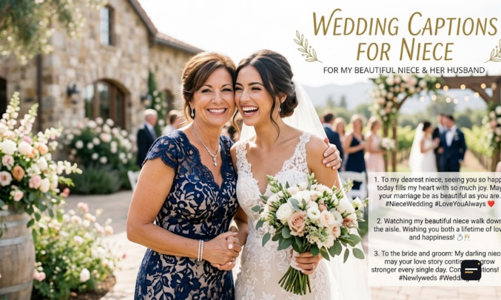 Wedding Captions For Niece