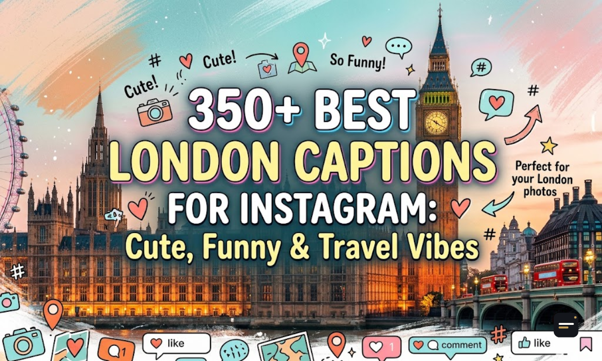 350+ Best London Captions for Instagram Cute, Funny & Travel Vibes