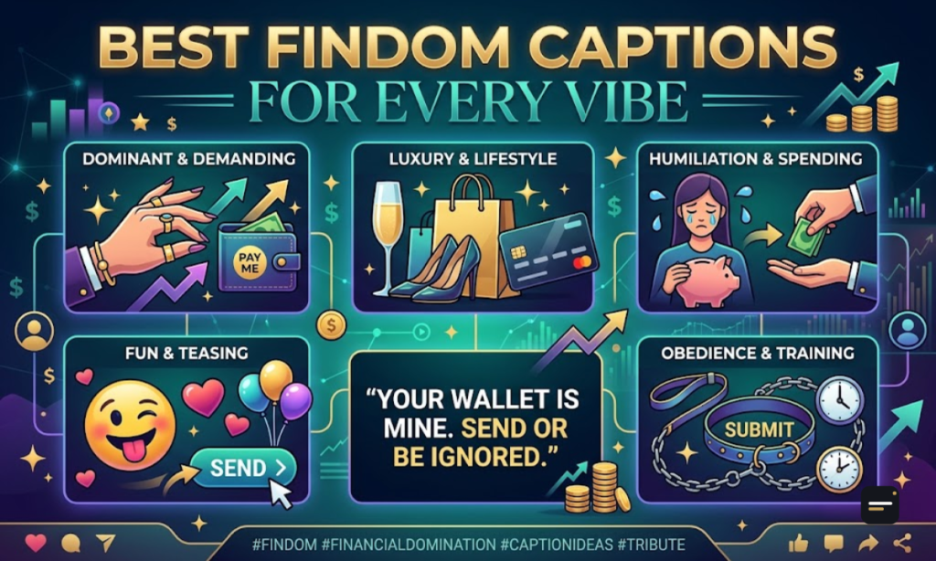 Best Findom Captions for Every Vibe