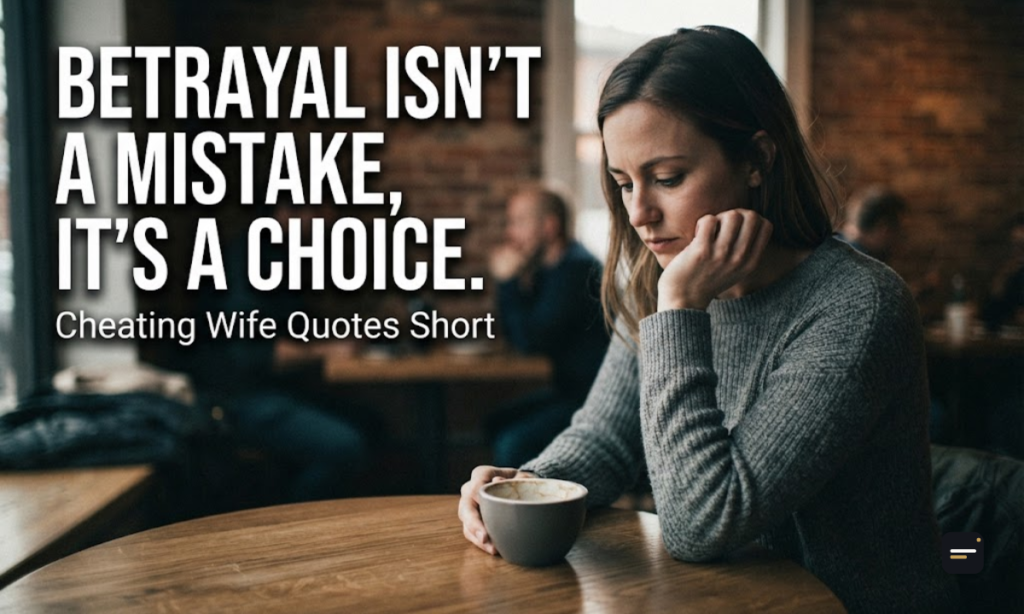 Cheating Wife Quotes Short