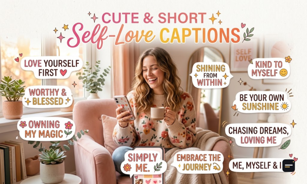 Cute and Short Self-Love Captions for Instagram