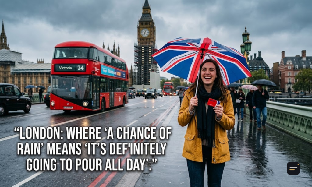 Funny London Captions for Instagram
