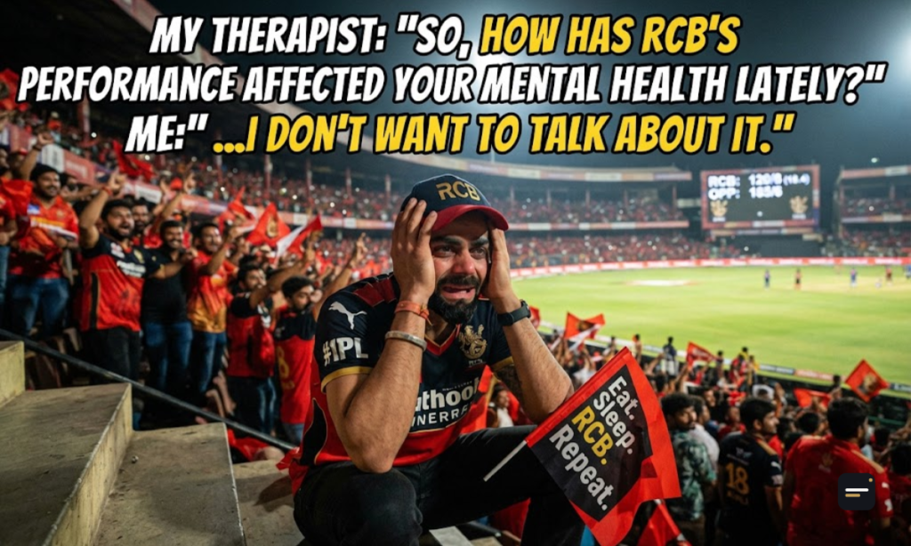 Funny RCB captions for Instagram