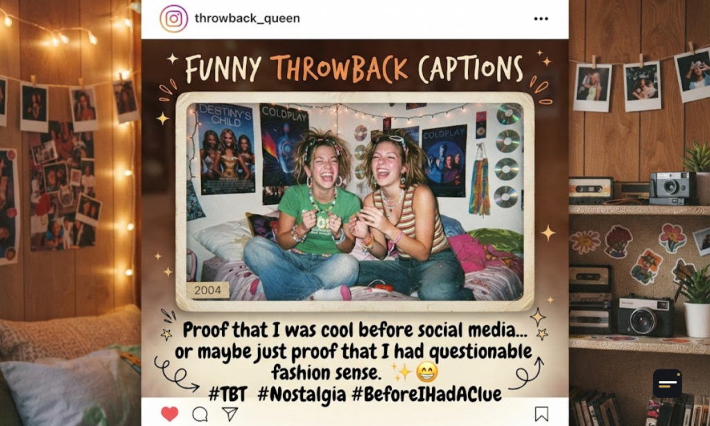 Funny Throwback Captions for Instagram (Old Pic Edition)