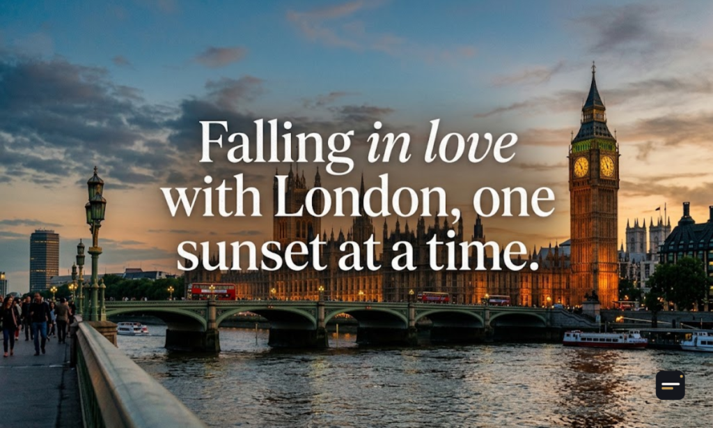 London Captions for Instagram