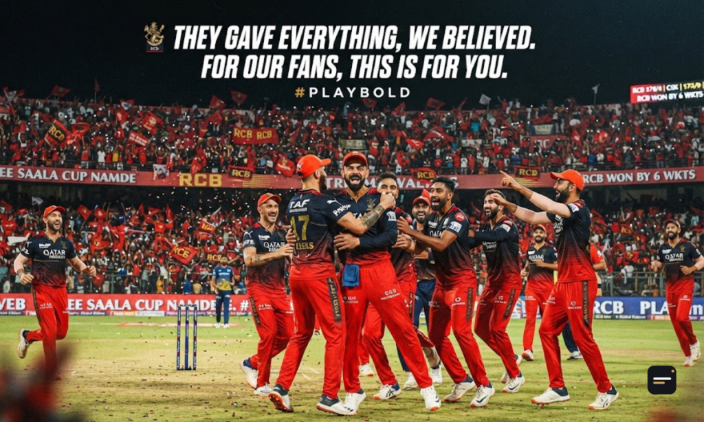 Rcb Quotes after Winning