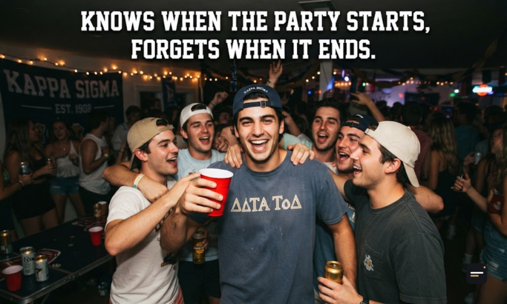 Savage Frat Boy Captions